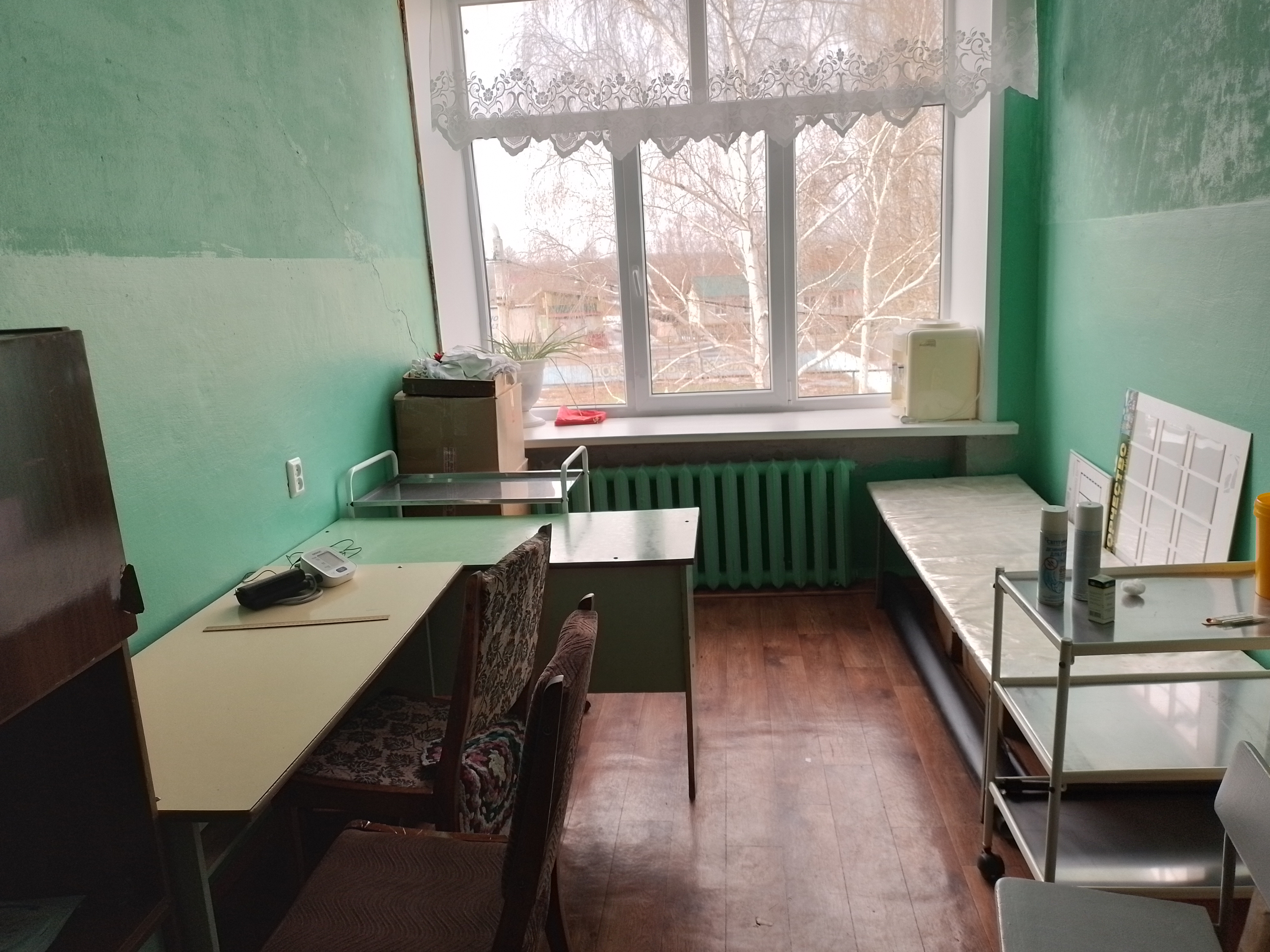 мед комната.